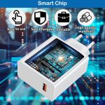 ⁦شاحن بولسينم لشاومي، شاحن سريع USB C 33 واط مع كابل USB C بطول 1.5 متر لريدمي نوت 13/12/11/9 برو/شاومي مي 10 10T 11T لايت برو 9 بوكو X5 برو/X3/X6⁩ - الصورة ⁦6⁩