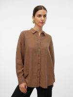 ⁦قميص من نسيج محبوك بأكمام طويلة للنساء لين من فيرو مودا⁩ - الصورة ⁦6⁩