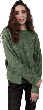 بلوفر ناعم برقبة دائرية ضيقة للنساء من امريكان ايجل