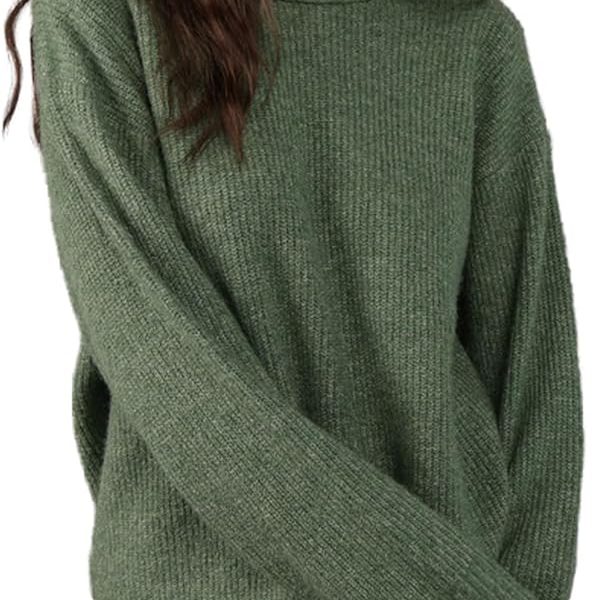 بلوفر ناعم برقبة دائرية ضيقة للنساء من امريكان ايجل