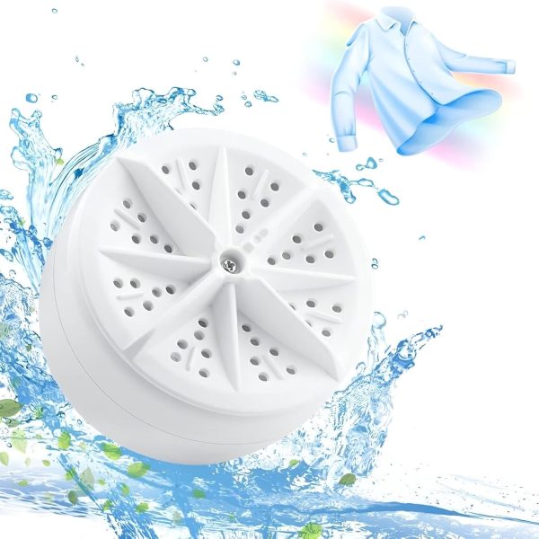 غسالة صغيرة بمنفذ USB - استمتع بتعدد استخدامات الغسالة المحمولة بالموجات فوق الصوتية التي تتصل عبر منفذ USB، مثالية لحلول الغسيل السريع في المنزل أو أثناء التنقل أو في المركبة الترفيهية.