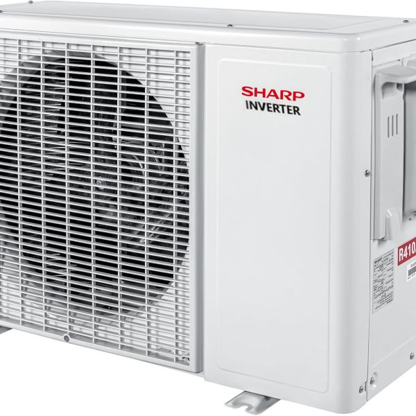 تكييف سبليت 1.5 حصان من شارب، تكييف انفرتر موفر للكهرباء رقمي بلازما كلستر، أبيض، AH-XP12BME