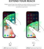 ⁦رباط اصبع من رينجكي، رباط قابل للتعديل لجراب موبايلات ايفون 11/ برو/ ماكس، جالاكسي نوت 10/ بلس، بيكسل 4/ اكس ال، P30/ برو/لايت، للكاميرات الرقمية وكاميرات المراقبة Dslr، والمفاتيح (عبوة من 4), روبي⁩ - الصورة ⁦6⁩