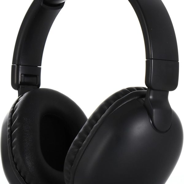 سماعة رأس لاسلكية اس دي 1101 مزودة ببلوتوث V5.3 مع ميكروفون خارجي وتدعم بطاقة SD من سودو، لون أسود، فوق الأذن