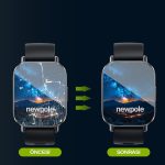 ⁦[متوافقة مع ساعة ريدمي اكتيف 5] شاشة حماية للساعة نيو بول لساعة اكتيف 5 نانو من الزجاج المقوى عالي الدقة متوافقة مع ساعة شاومي ريدمي ووتش 5⁩ - الصورة ⁦3⁩