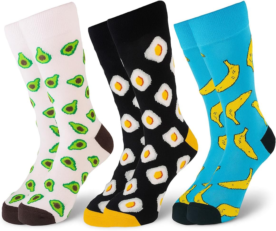 71M4jlcf-mL._AC_SL1239_.jpg طقم شرابات طويلة كلاسيك مطبوعة للرجال من سام سوكس، 3 قطع