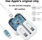 ⁦شاحن من كورسير بتقنية USB، متوافق مع الهواتف الخلوية، بمنفذ واحد، معتمد من آبل بقدرة 20 واط لأجهزة آيفون وإيربودز⁩ - الصورة ⁦4⁩