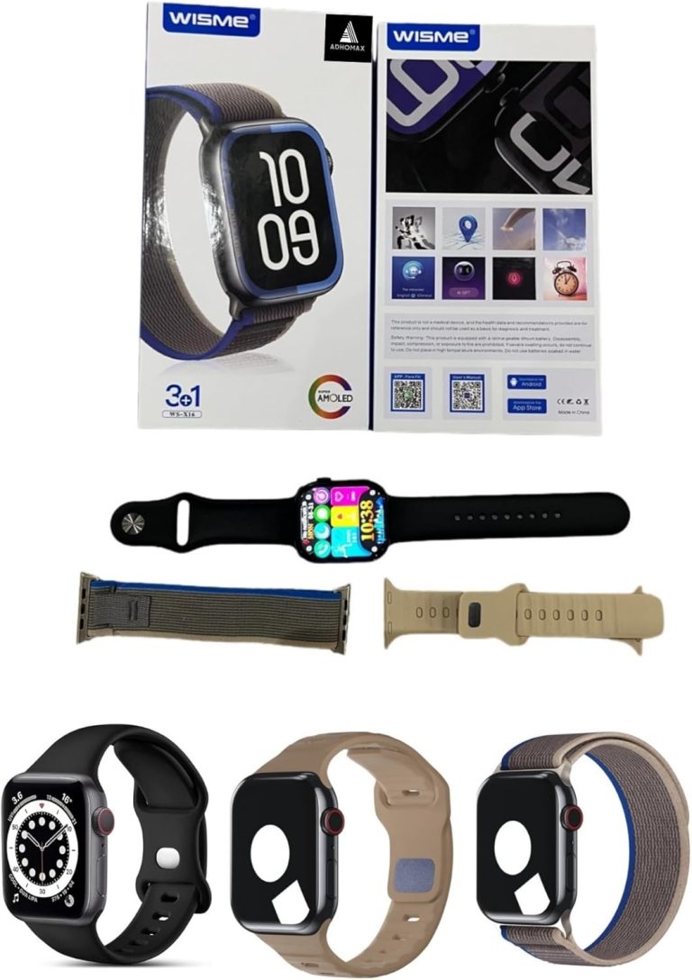 ساعة ذكية WS-X16 للرجال والنساء، سوبر اموليد، نظام تحديد المواقع GPS، ذكاء اصطناعي GPT، منبه، ميكروفون، مكالمات، تتبع اللياقة البدنية، شحن لاسلكي، PBM، طقس، كاميرا، موسيقى، IOS من ويسمي من ادهوماكس