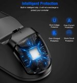 ⁦شاحن وحدة تحكم بلاي ستيشن 4 ، شحن USB لاجهزة مناسبة دوال شوك - سوني - سليم - برو منصة عن بعد لوحدة لون اسود , عدد 1⁩ - الصورة ⁦5⁩