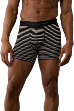 بوكسر قصير كلاسيكي بنمط مخطط 4.5 للرجال من امريكان ايجل