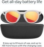 ⁦نظارات ميتا HSTN Ai من اوكلي (رمادي دافئ/ياقوت بريزم)⁩ - الصورة ⁦7⁩