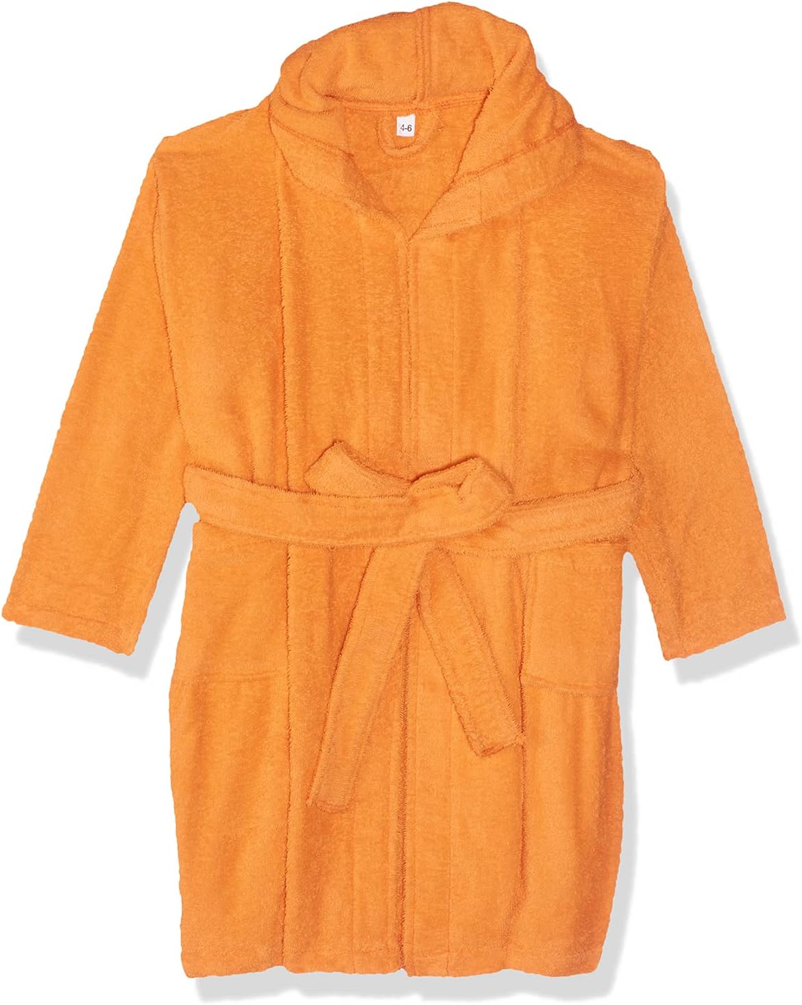 71Qa1el9v6S._AC_SL1500_.jpg روب استحمام من روزا هوم بلون برتقالي، للاولاد من 8-10 سنوات