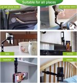 ⁦Banhey Rearview Mirror Phone Holder for Car-Upgraded Multifunctional Phone Mount for Car 360° Rotatable and Retractable Rearview Mirror Phone Holder for All Mobile Phones and All Car⁩ - الصورة ⁦6⁩