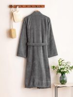 ⁦روب حمام للفنادق من تي ام هوم، 100% قطن، نسيج مخملي متعدد الالوان⁩ - الصورة ⁦2⁩