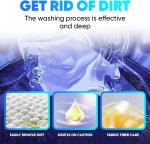 ⁦غسالة صغيرة محمولة قابلة للطي من سيستام توربو للملابس الداخلية والجوارب والتيشيرتات مناسبة للغرف الصغيرة والشقق والتخييم والسفر متعدد الألوان⁩ - الصورة ⁦8⁩