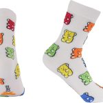 gummy printed ankle socks s For Unisex 30481-P