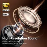 ⁦سماعات أذن لاسلكية SOUNDPEATS Capsule3 Pro قوية وهجينة مع خاصية إلغاء الضوضاء النشطة باللون الأسود/الذهبي⁩ - الصورة ⁦2⁩