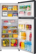 ⁦ثلاجة ديجيتال بخاصية إذابة الثلج (نو فروست) انفرتر من تورنيدو، سعة 450 لتر، فضية، موديل RF-580ATV-SL⁩ - الصورة ⁦2⁩