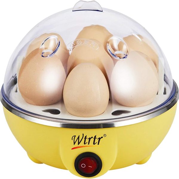 غلاية بيض صفراء بسعة 7 بيضات