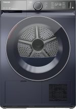 غسالة تحميل أمامي TD-BK112GHEG(MK) بمضخة حرارية وتقنية سينس دراي والعناية بالصوف وواي فاي، مضادة للتجعيد، تعقم بالأشعة فوق البنفسجية، يجوانات مضادة للبكتيريا، سعة 10.2 كجم من توشيبا، رمادي موراندي