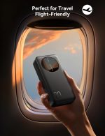 ⁦شاحن باور بانك ليد 2.4 امبير و22.5 وات و20000 ميللي امبير في الساعة من جوي روم، أسود، JR-PBF12 - ضمان 12 شهر⁩ - الصورة ⁦6⁩