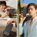 ⁦جراب حماية كام شيلد برو من نيلكين، بغطاء منزلق للكاميرا وتصميم رفيع وأنيق لهاتف آيفون 16 برو ماكس شبكة الجيل الخامس 5G مقاس 6.9 بوصة، آيفون 16 برو ماكس 5G - أسود⁩ - الصورة ⁦6⁩