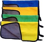 فوط مايكروفايبر مقاس 35 × 40 سم، 4 قطع