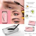 ⁦جل حواجب شفاف مقاوم للماء ويدوم طويلا ومقاوم للتلطخ، كريم تشكيل الحواجب للحواجب الطبيعية (فرشاة)⁩ - الصورة ⁦2⁩