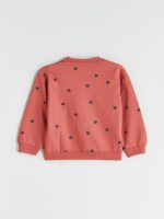 ⁦سويت شيرت مطبوع برقبة دائرية ضيقة وأكمام طويلة للبنات من ال سي وايكيكي، قطعتين⁩ - الصورة ⁦5⁩