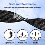 ⁦سوار نايلون مرن مزود بمسامات للتهوية للرجال والنساء، أساور قابلة للتعديل بديلة لساعة هواوي فيت 3 وفيت 4 وفيت 4 برو من دلع موبايلك⁩ - الصورة ⁦4⁩