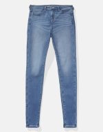 ⁦بنطلون جينز ضيق نكست ليفل بخصر منخفض للنساء من اميريكان ايجل⁩ - الصورة ⁦4⁩