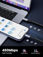 ⁦كيبل USB C الى 240 واط من يوجرين للشحن السريع لايفون 15 برو ماكس سامسونج جالاكسي S24 S23 ماك بوك اير ايباد ميني ديل XPS 3.3 قدم⁩ - الصورة ⁦6⁩