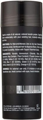 ⁦توبيك هير الامريكي لاخفاء المناطق الفارغه - اسود⁩ - الصورة ⁦2⁩