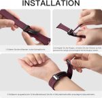 ⁦سوار من السيليكون مغناطيسي للرجال والنساء سيميكا، متوافق مع ساعة آبل 44 و45 و49 و42 ملم، بديل بإغلاق لساعة الترا/ اي ووتش سيريز 8 و7 و6 و5 و4 و3 و2 و1 وSE⁩ - الصورة ⁦6⁩