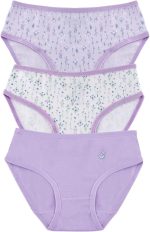 ⁦بانتي داخلي قصير من القطن للفتيات من ميلك، عبوة من 3 قطع⁩ - الصورة ⁦6⁩