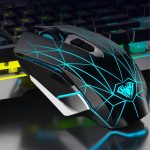 ⁦ماوس ألعاب S50 بـ7 أزرار 4800 نقطة لكل بوصة بتقنية بصرية وإضاءة خلفية ليد بسلك بمنفذ USB من اولا⁩ - الصورة ⁦3⁩