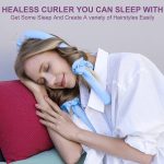 ⁦شريط راس لتمويج الشعر بدون حرارة من كورتد، بكرات شريط حريري بدون حرارة لتجعيد الشعر اثناء النوم طوال الليل، مجموعة تصفيف الشعر مع مشابك شعر وربطة شعر،⁩ - الصورة ⁦4⁩