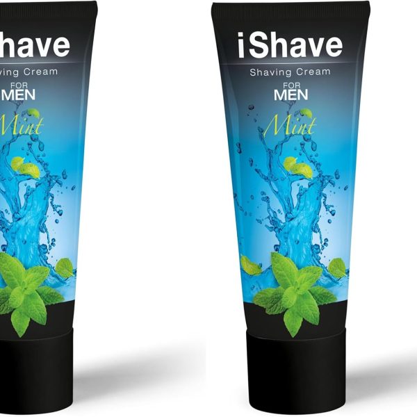 كريم حلاقة اي شيف للرجال بالنعناع من خمس خمسات، 90 جم، قطعتين