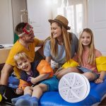 ⁦غسالة دوارة تربو صغيرة محمولة تعمل بالموجات فوق الصوتية للمنزل والسفر والمدرسة والتخييم من لاتوار، تعبئة أمامية، أبيض⁩ - الصورة ⁦6⁩