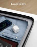 ⁦شاحن من أنكر بتقنية USB-C، متوافق مع الهواتف الخلوية، باور بورت III كيوب 20 واط، لسلسلة آيفون 15/14/13 وسامسونج جالاكسي⁩ - الصورة ⁦4⁩