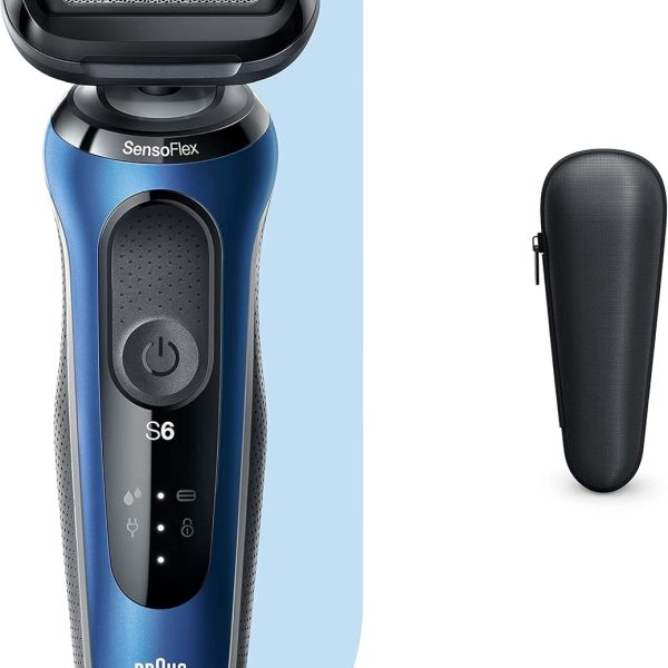 ماكينة الحلاقة براون 60-B1000s، لون ازرق بي