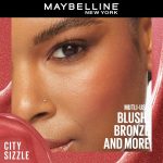 ⁦أحمر خدود سائل متعدد الأغراض، أحمر خدود مناسب للاستخدام كهايلايتر وبرونزر لتوهج صحي ومكياج لامع ولون رائع من ميبلين نيويورك، سيتي سيزل - 4.7 مل⁩ - الصورة ⁦5⁩