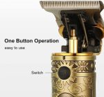 ⁦ماكينة حلاقة الشعر في جي ار الكهربائية للرجال لقص مع امشاط توجيه وشاشة LCD قابلة للتعديل بدون اسلاك كهربائية للمبتدئين والمحترفين صالونات التجميل وتشذيب الشعر.⁩ - الصورة ⁦5⁩