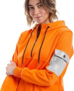 ⁦سويت شيرت حريمي مغلق بغطاء للرأس وسوستة أمامية من سيزر⁩ - الصورة ⁦2⁩