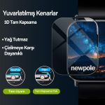 ⁦[متوافقة مع ساعة ريدمي اكتيف 5] شاشة حماية للساعة نيو بول لساعة اكتيف 5 نانو من الزجاج المقوى عالي الدقة متوافقة مع ساعة شاومي ريدمي ووتش 5⁩ - الصورة ⁦2⁩