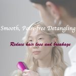 ⁦فرشاة فك تشابك الشعر من واينك - مجموعة اقتصادية من قطعتين - فرشاة فك تشابك الشعر الرطب، احترافية بدون الم للنساء والرجال والاطفال (عبوة من قطعتين،متعددة الالوان)⁩ - الصورة ⁦3⁩