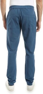 ⁦بنطلون كتان بقصة عادية وسوستة وأزرار للرجال من اندورا⁩ - الصورة ⁦3⁩