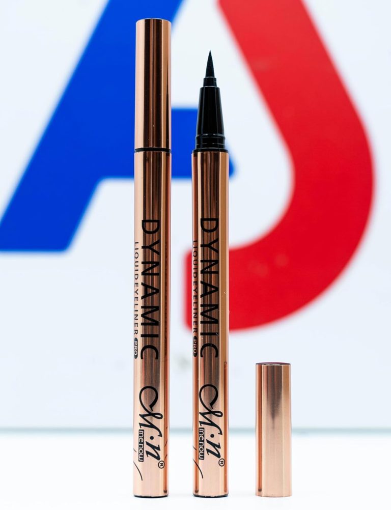 قلم تحديد عيون سائل ديناميكي باللون الأسود، بوزن 0.6 جرام، من مينو، غير لامع