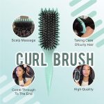 ⁦3 in 1 Curl Defining Brush, Curl Styling Brush, Reduce Pulling and Separating Curls, Curl Defining Brush, Shaping and Defining Curls Multicolor⁩ - الصورة ⁦3⁩