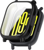 هيكل حماية لساعة شاومي ريدمي 5 اكتيف من دلع موبايلك، هيكل مع شاشة حماية، هيكل حماية عالي الدقة HD، هيكل حماية من السيليكون الناعم لساعة شاومي ريدمي 5 اكتيف (لون أسود)